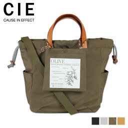 【最大1000円OFFクーポン配布中】 CIE EARTHY TOTEBAG S シー アーシー バッグ トートバッグ ショルダー メンズ レディース Sサイズ 6L ブラック グレー オリーブ イエロー 黒 042301