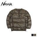 【最大1000円OFFクーポン発行中】 NANGA MOUNTAIN LODGE DOWN CREW NECK TOP ナンガ ダウンジャケット アウター マウンテンロッジ ダウンクルーネックトップ メンズ 防寒 ブラック ブラウン 黒