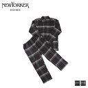 NEWYORKER HOME TAILORED PAJAMAS ニューヨーカーホーム ルームウェア 部屋着 パジャマ セットアップ メンズ ナイトウェア 長袖 ...