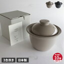 【特典付き】 SALIU サリュウ 炊飯土鍋 3合炊き ごはん鍋 ご飯 直火用 ザシェフ 日本製 美濃焼 LOLO ロロ 3861