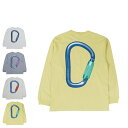 Gramicci CARABINER L/S TEE グラミチ Tシャツ 長袖 ロンT カットソー カラビナ メンズ レディース ホワイト グレー ベージュ イ...