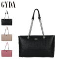 GYDA EMBOSS SERIES ジェイダ トートバッグ ハンドバッグ レディース ブラック ベージュ ピンク 黒 GY-B217
