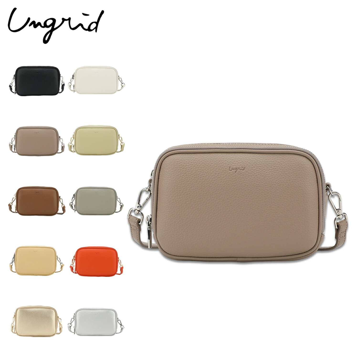 Ungrid SHOULDER BAG アングリッド バッグ 財布 ショルダーバッグ スマホ 入る スマホショルダー ポーチ レディース 斜めがけ 一体型 UNG-53190B