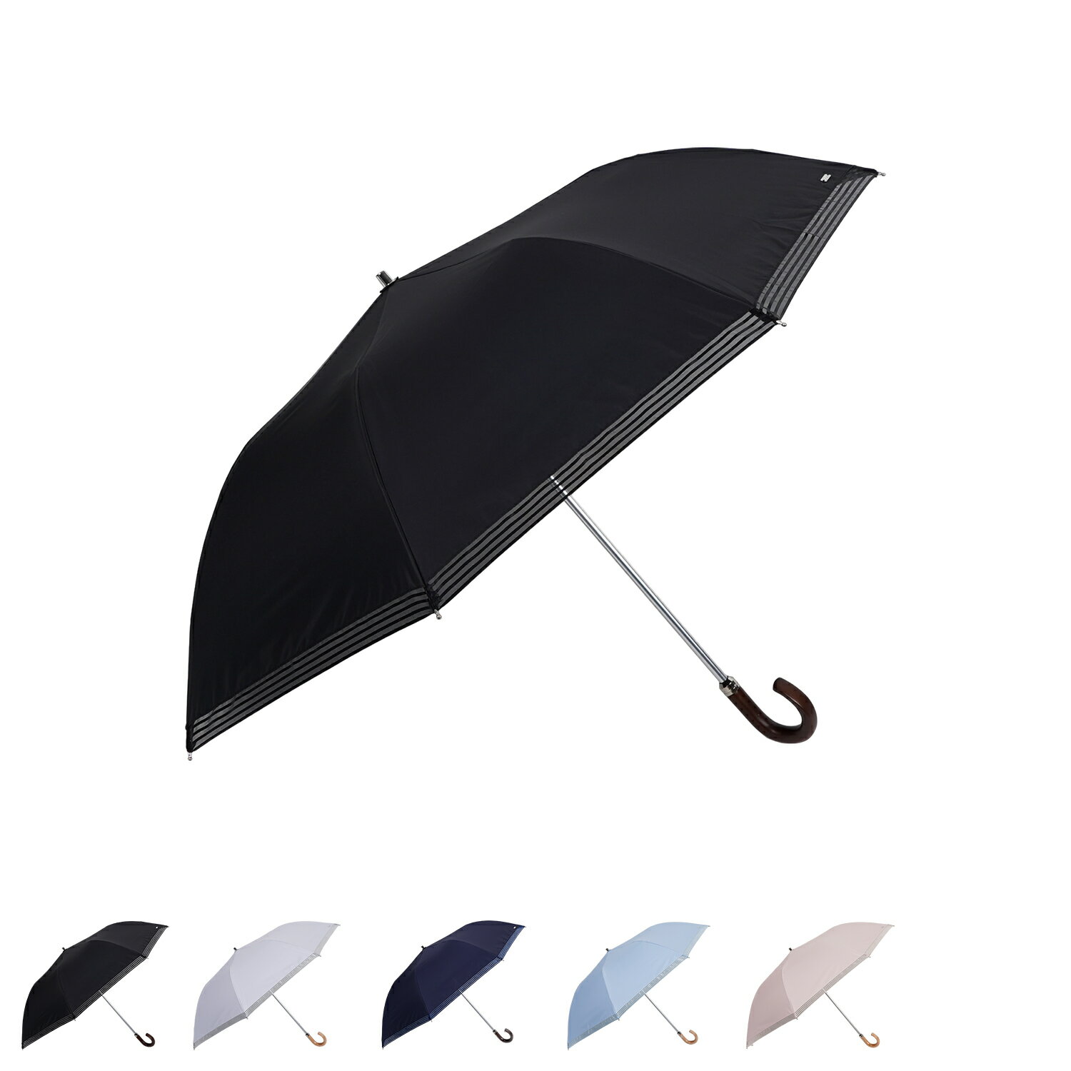 Rakuten - BLAO FOLDING UMBRELLA ブラオ 日傘 折りたたみ 晴雨兼用 軽量 レディース 50cm UVカット サマーシールド 紫外線対策 ブラック グレー ネイビー ブルー ピンク 黒 1BA 22079