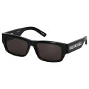 BALENCIAGA SUNGLASSES バレンシアガ サングラス メンズ レディース UVカット アジアンフィット ブラック 黒 BB0261SA-001