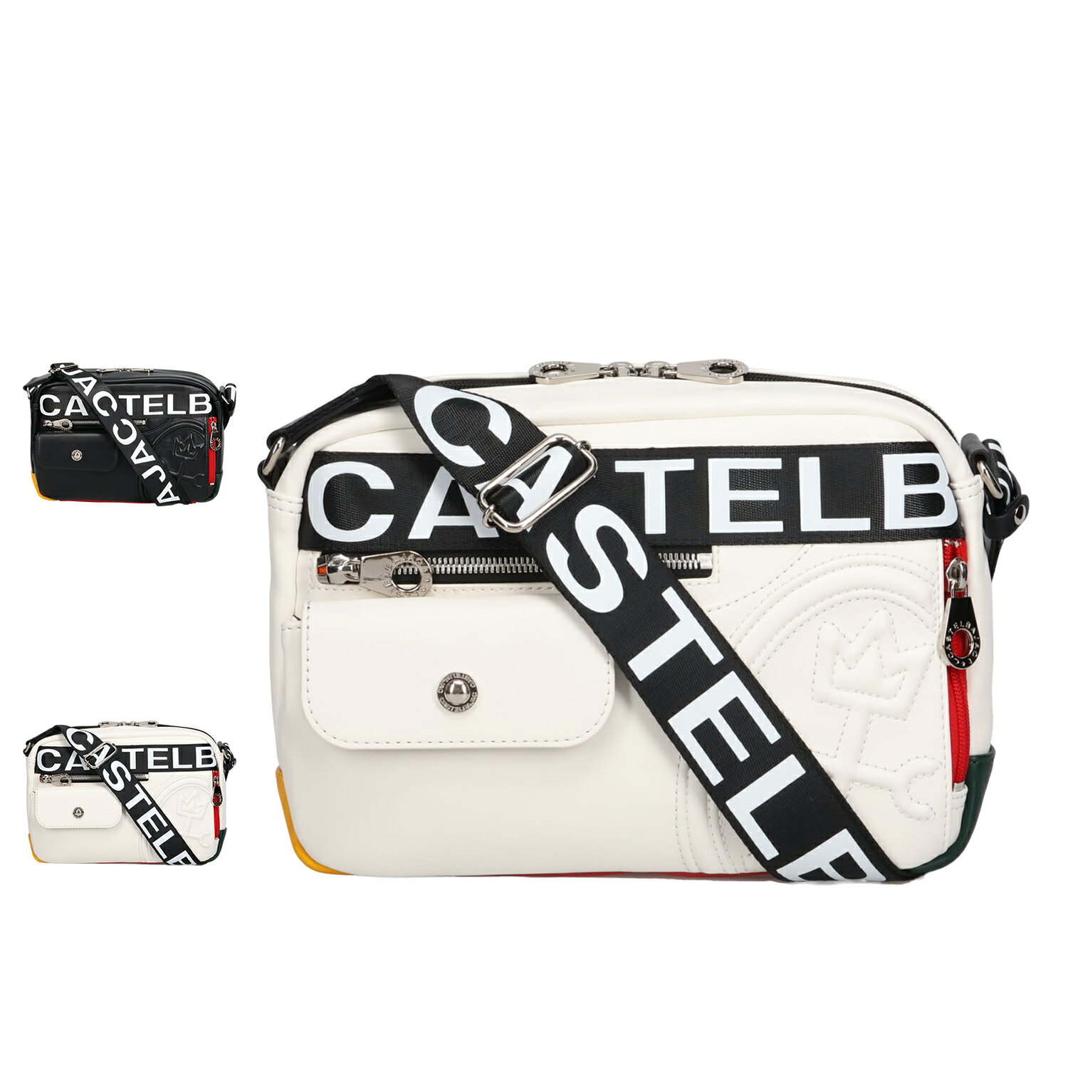 CASTELBAJAC ダルトン カステルバジャック バッグ ショルダーバッグ メンズ レディース 斜めがけ ブラック ホワイト 黒 白 26132