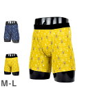DAKS ダックス ボクサーパンツ 下着 インナー アンダーウェア メンズ 前閉じ M-L メンズ下着 男性 ネイビー イエロー SLBX-01