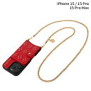 【最大1000円OFFクーポン配布中】 BANDOLIER MONA STUDDED MAGSAFE RED バンドリヤー iphone15 15pro 15p...
