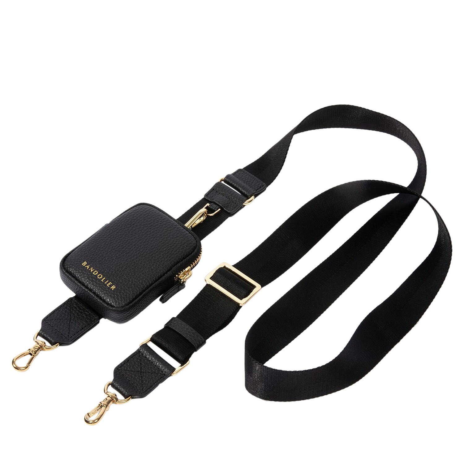 BANDOLIER BODIE KEY POUCH STRAP GOLD バンドリヤー ポーチ スマホ 携帯 ボディ キーポーチ ストラップ ゴールド メンズ レディース ブラック 黒 30BOD