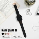 MARY QUANT PU WATCH BAND マリークワント アップルウォッチバンド ベルト 替え レディース Apple Watch Series 10 ...