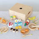 Ed・Inter エド・インター 知育玩具 木のおもちゃ おままごとセット 食材いっぱい!ままごとフライパンセット ベビー キッズ 3歳 アルコール除菌対応 女の子 男の子 822081