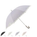 LANVIN COLLECTION ランバン コレクション 長傘 雨傘 フワ20/30 オーガンジーバラカットワーク レディース 50cm UVカット 遮光 遮...