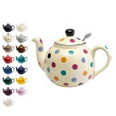 London Pottery ファームハウス ティーポット 2cup 600mL ロンドンポタリー ティーポット 紅茶ポット 600ml 2カップ用 シンプル ステンレス製ティーストレーナー フィルター付き 茶こし 箱付き せっ器