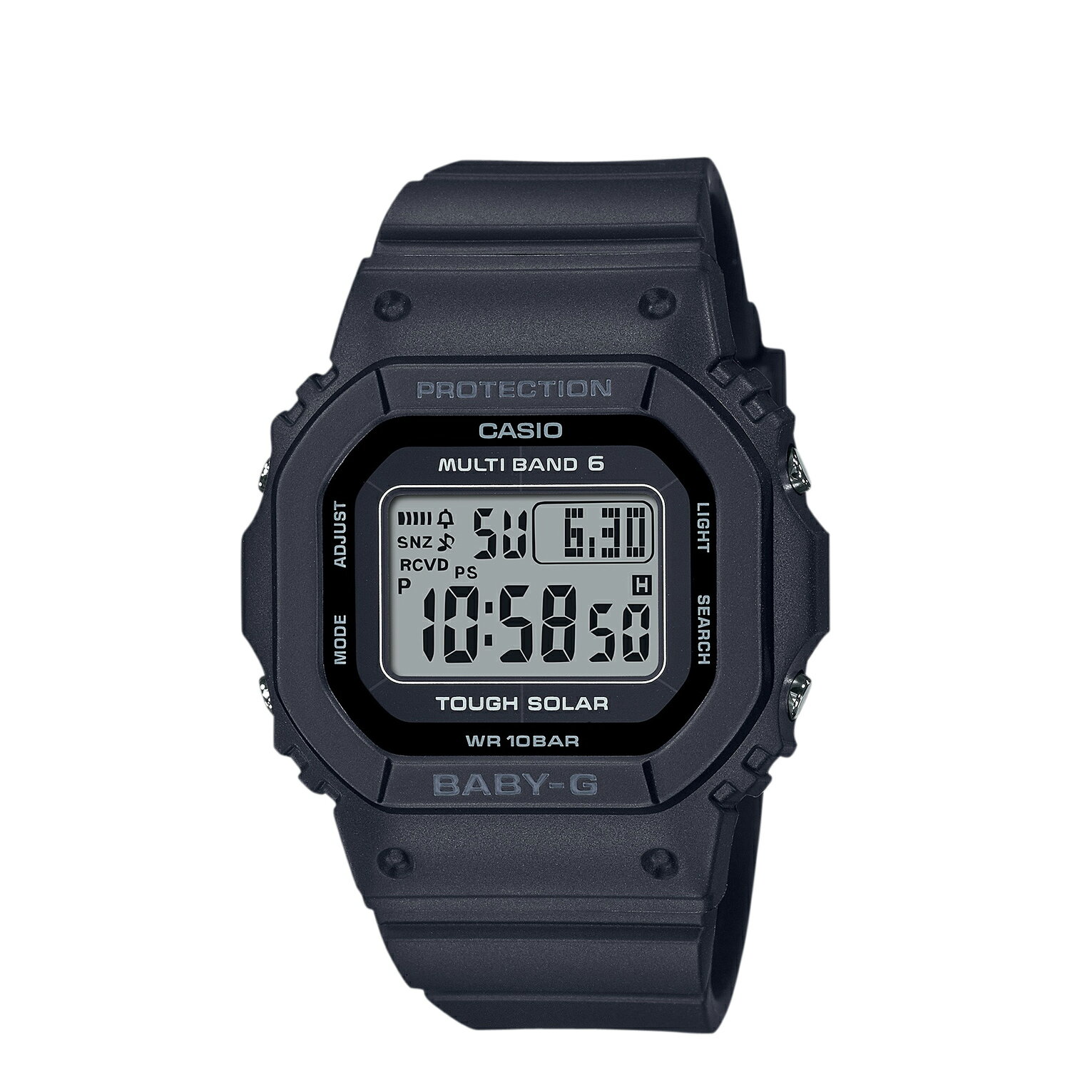 CASIO BABY-G カシオ 腕時計 BGD-5650-1JF BGD-5650 SERIES 防水 ソーラー充電 ベビーG ベイビーG レディース ブラッ...