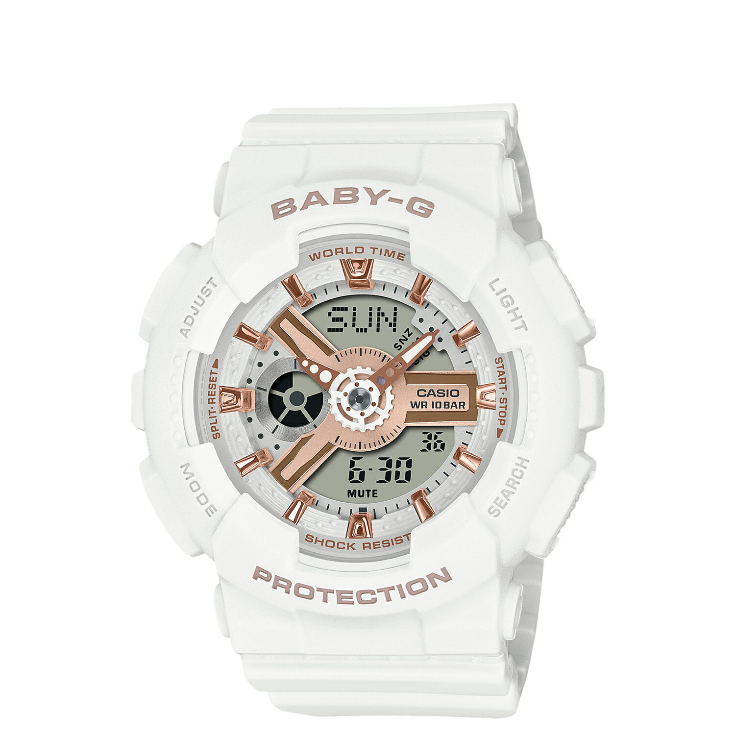 CASIO BABY-G カシオ 腕時計 BA-110XRG-7AJF BA-110 SERIES 防水 ベビーG ベイビーG レディース ホワイト 白