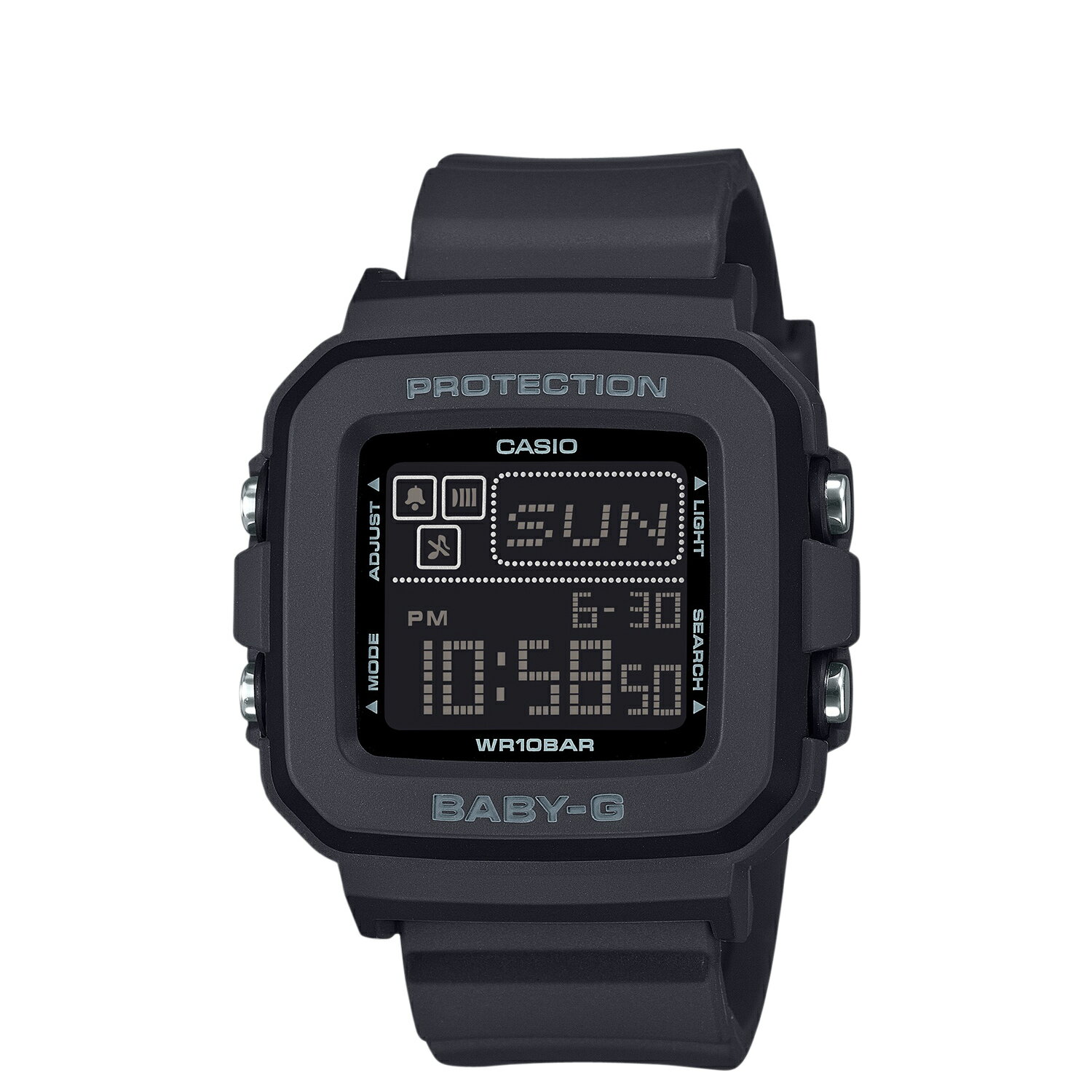 CASIO BABY-G カシオ 腕時計 BGD-10-1JF BGD-10 SERIES 防水 ベビーG ベイビーG レディース ブラック 黒