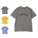 Good On GOOD SS TEE グッドオン Tシャツ 半袖 メンズ 綿 100% グレー イエロー ブルー KTER2501