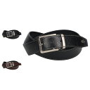 LACOSTE BELT ラコステ ベルト メンズ 本革 日本製 ブラック ダーク ブラウン 黒 LB84670