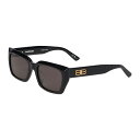 BALENCIAGA SUNGLASSES バレンシアガ サングラス メンズ レディース UVカット アジアンフィット ブラック 黒 BB0272SA-001