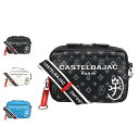 CASTELBAJAC サシャ カステルバジャック バッグ ショルダーバッグ メンズ レディース 斜めがけ 大人 軽量 ブラック ホワイト ブルー 黒 白 48122