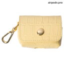 BANDOLIER AirPods Pro POUCH CROC YELLOW バンドリヤー AirPods Pro ケース エアポッツ エアーポッツ エアポッ...