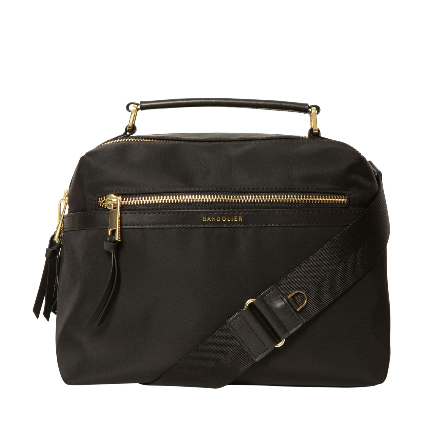 樂天商城 - BANDOLIER NYLON BAG GOLD バンドリヤー ショルダーバッグ 斜めがけ 大人 軽量 ナイロンバッグ ゴールド メンズ レディース ブラック 黒 42NYL 母の日