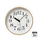 タカタレムノス RIKI CLOCK RC タカタレムノス 時計 壁掛け 電波時計 リキ クロック アナログ オシャレ 木製 ウッド 渡辺力 ホワイト 白 WR20-02