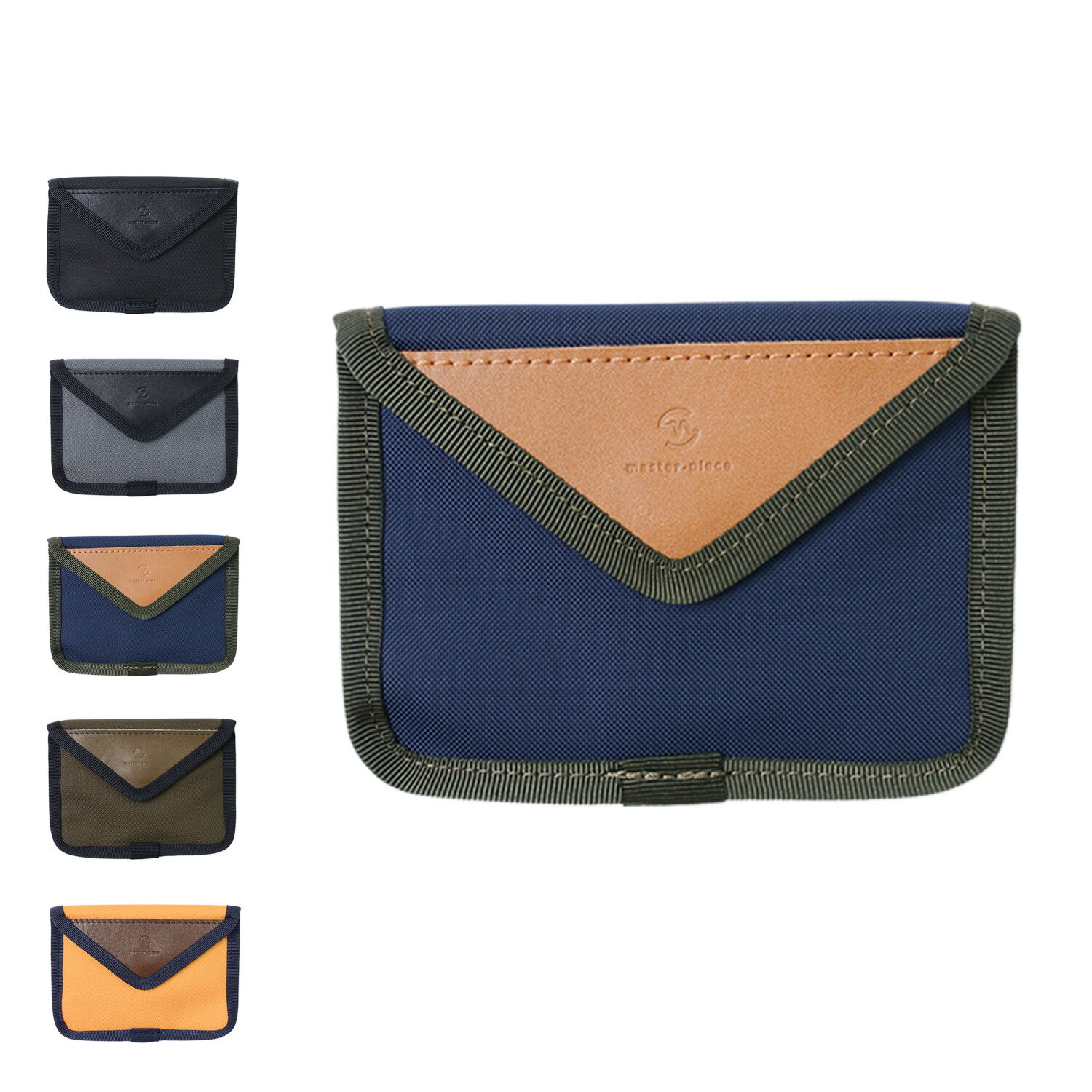 master-piece POTENTIAL GOLF POCKET IN POUCH S マスターピース ポーチ ポケットインポーチ メンズ レディース 小さめ 撥水 防水 ブラック グレー ネイビー グリーン イエロー 黒 02646