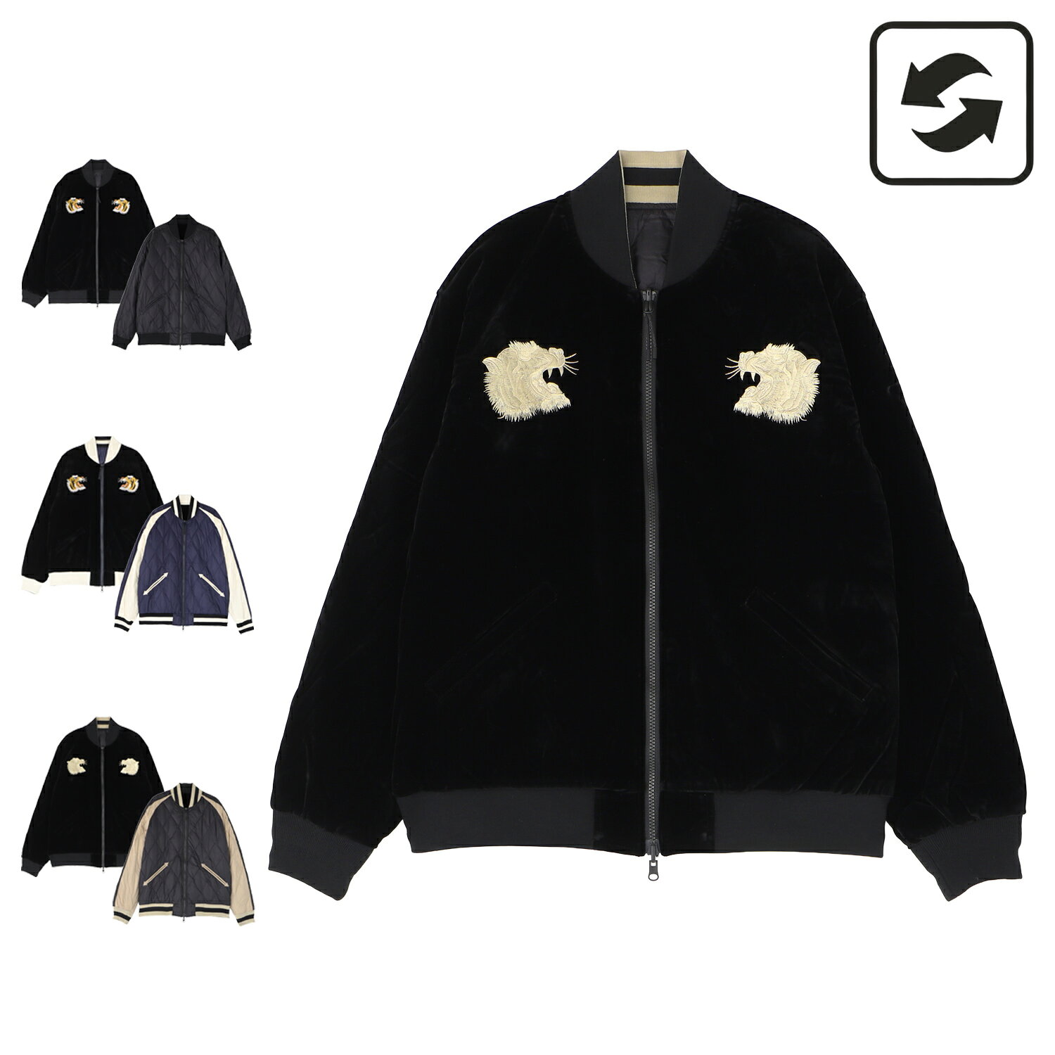 TAION JAPAN SPECIAL REVERSIBLE SUKAJAN DOWN JACKET ...