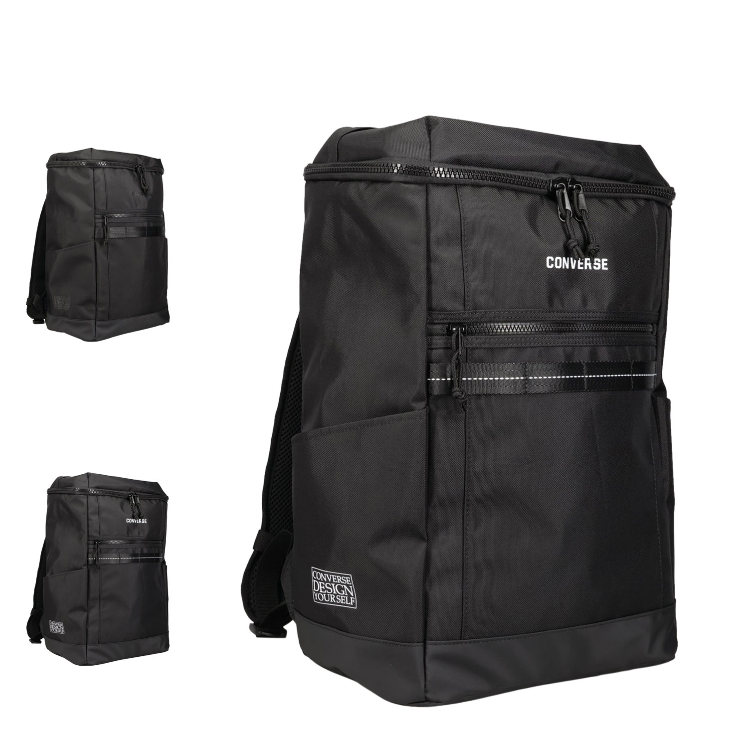 Rucksacks, Day Packs - CONVERSE BACKPACK コンバース リュック バッグ バックパック メンズ レディース 30L 大容量 軽量 仕切り 通学 撥水 ブラック 黒 20105-50 母の日