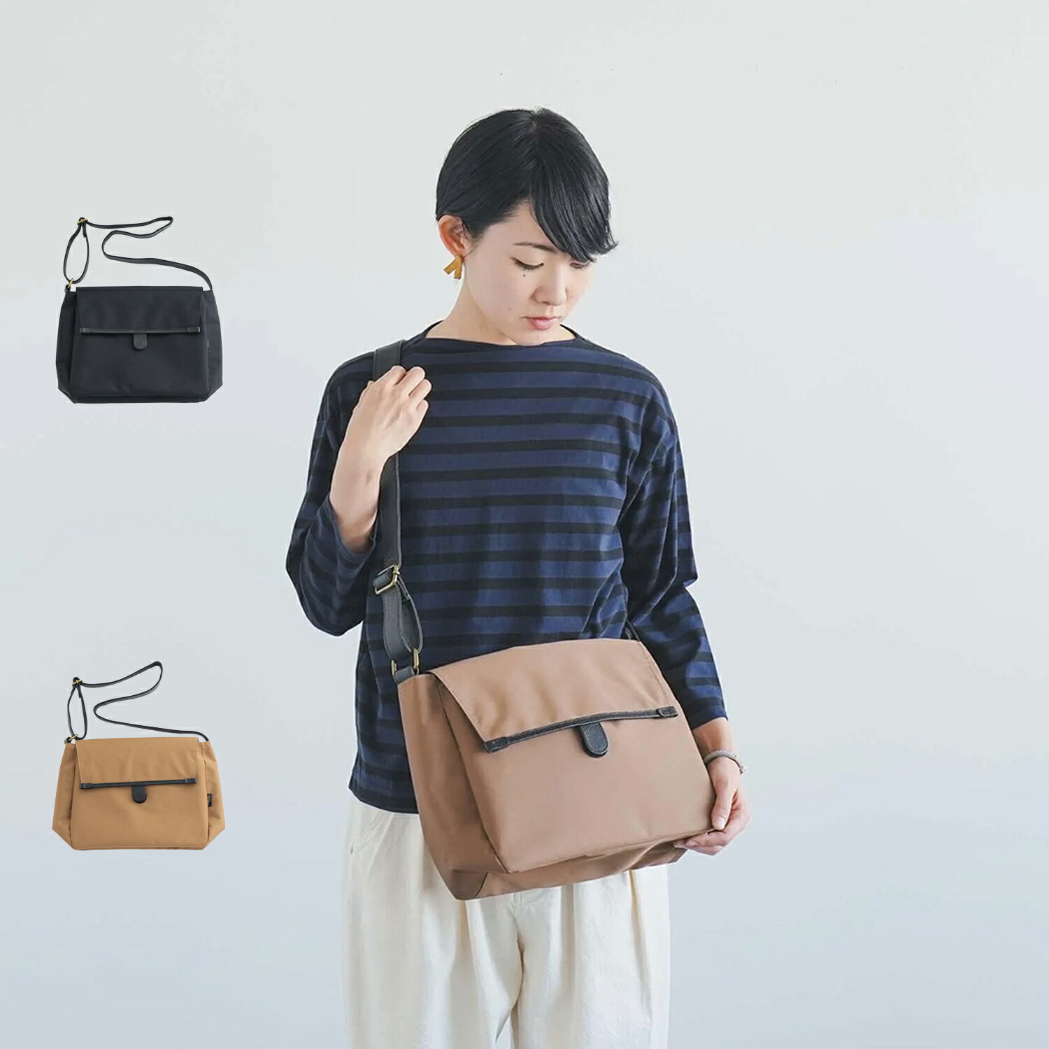 DO KALSAC FLAP SHOULDER BATEAU ドー バッグ ショルダーバッグ カルサック メンズ レディース 斜めがけ 軽量 撥水 ブラック ブラウン 黒 52110400