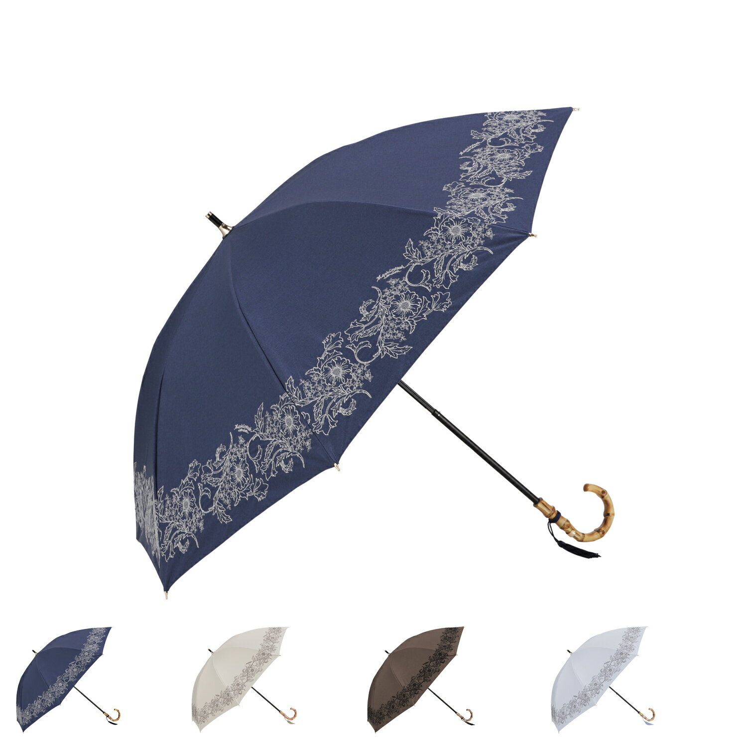Rakuten - MACKINTOSH LONDON マッキントッシュロンドン 日傘 ショート傘 晴雨兼用パラソル レディース 遮光 遮熱 UVカット 軽量 ネイビー ベージュ ブラウン サックス 1ML 23005