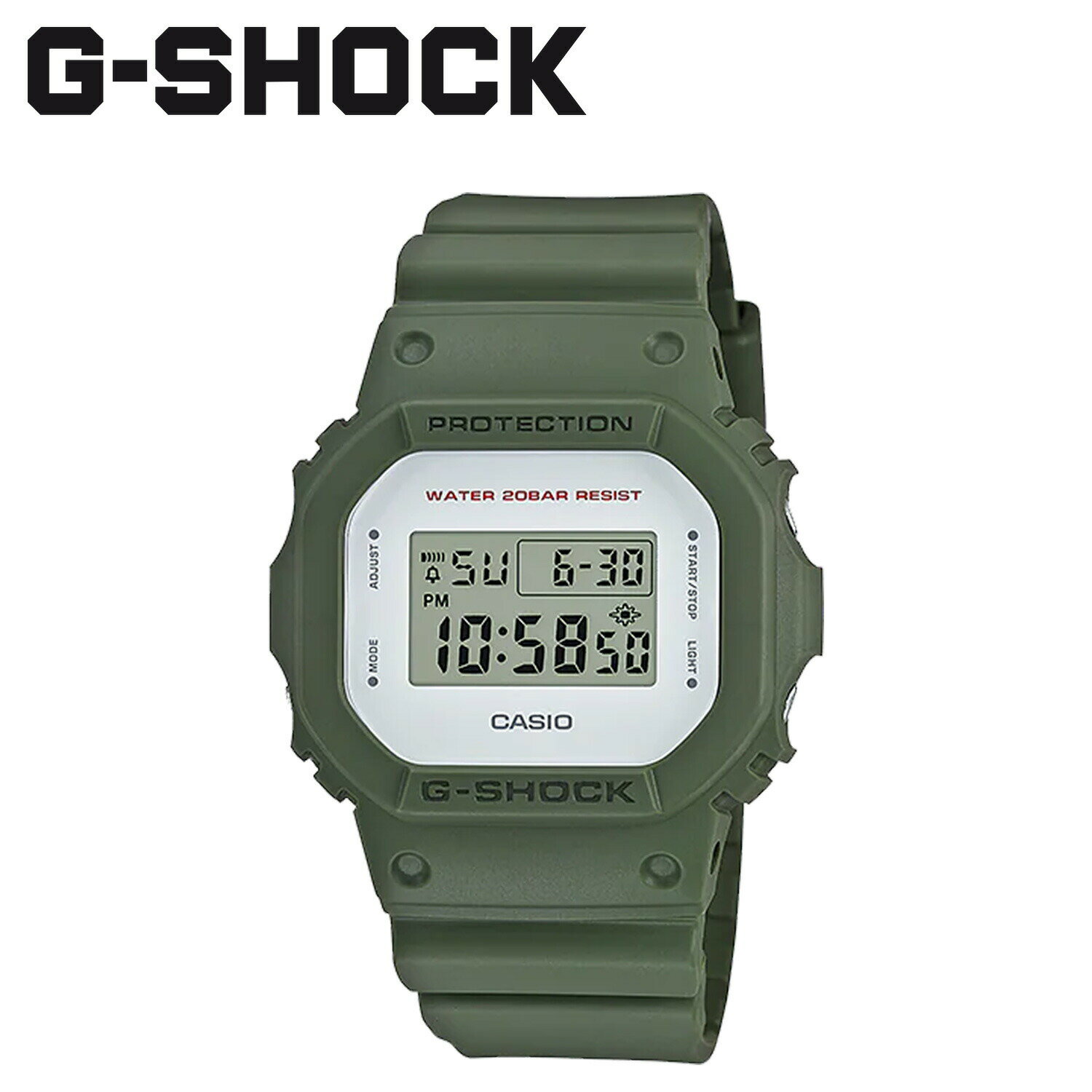 CASIO DW-5600M-3JF  G-SHOCK ӻ DW-5600M SERIES ɿ å Gå G-...