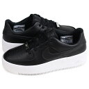 ナイキ NIKE エアフォース1 スニーカー レディース WMNS AIR FORCE 1 SAGE LOW AF1 ブラック 黒 AR5339-002