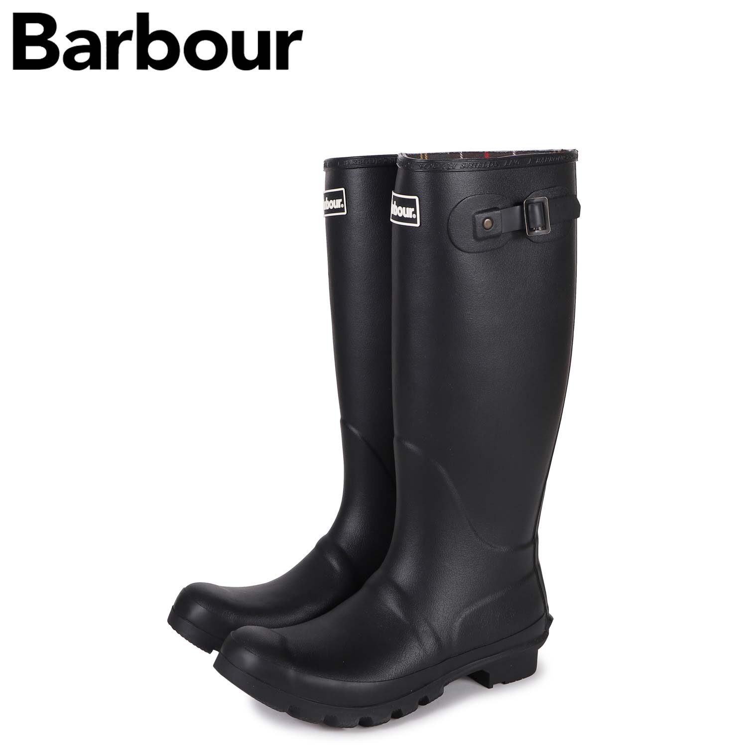 【訳あり】 Barbour BEDE バブアー 長靴 レインブーツ ビード メンズ ブラック 黒 MRF0010-BK31 【返品不可】