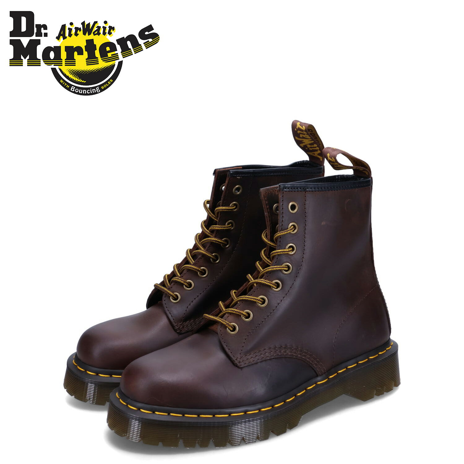 【訳あり】 【BOX破損】 Dr.Martens 1460 BEX 8EYE BOOT ドクターマーチン 1460 8ホール ブーツ ベックス メンズ ダーク ブラウン 27894201 【返品不可】