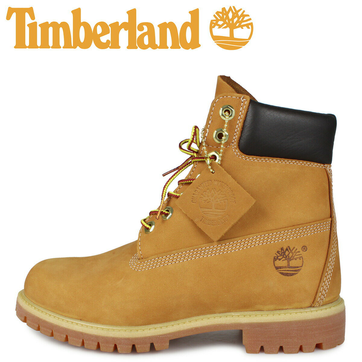 【訳あり】 【BOX破損】 Timberland MENS 6-INCH PREMIUM WATERPROOF BOOTS ティンバーランド ブーツ 6インチ メンズ イエロー 10061 【返品不可】