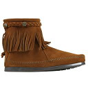 【最大1000円OFFクーポン配布中】 【訳あり】 【BOX破損】 MINNETONKA HI TOP BACK ZIP BOOT ミネトンカ ブーツ ハイ ト...