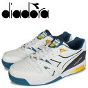 ディアドラ スニーカー メンズ 【最大1000円OFFクーポン配布中】 Diadora DURATECH ELITE ディアドラ デュラテック エリート スニーカー メンズ ホワイト 白 175729-8015