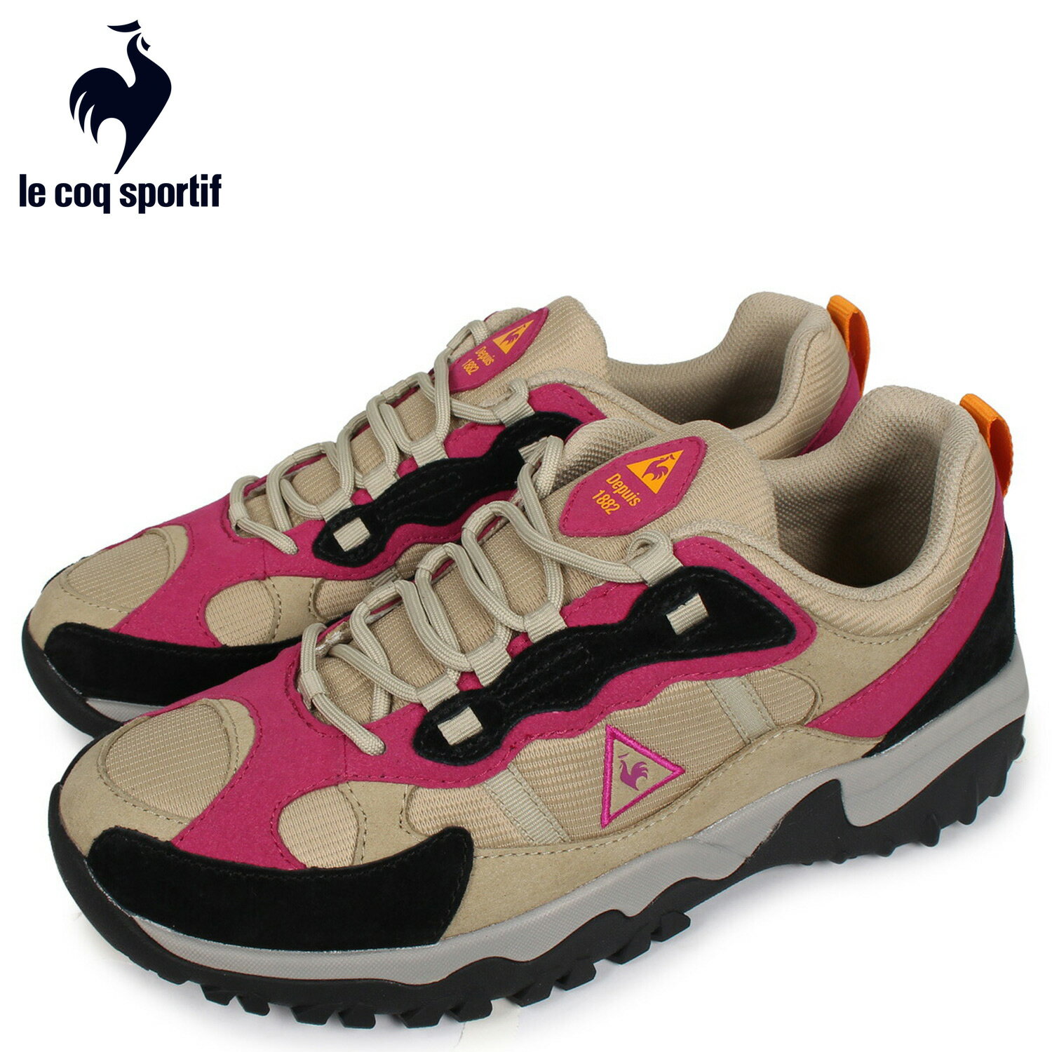 le coq sportif L-WANDERER ルコック スポルティフ エル ワンダラー スニーカー メンズ ベージュ QL1PJC26BD