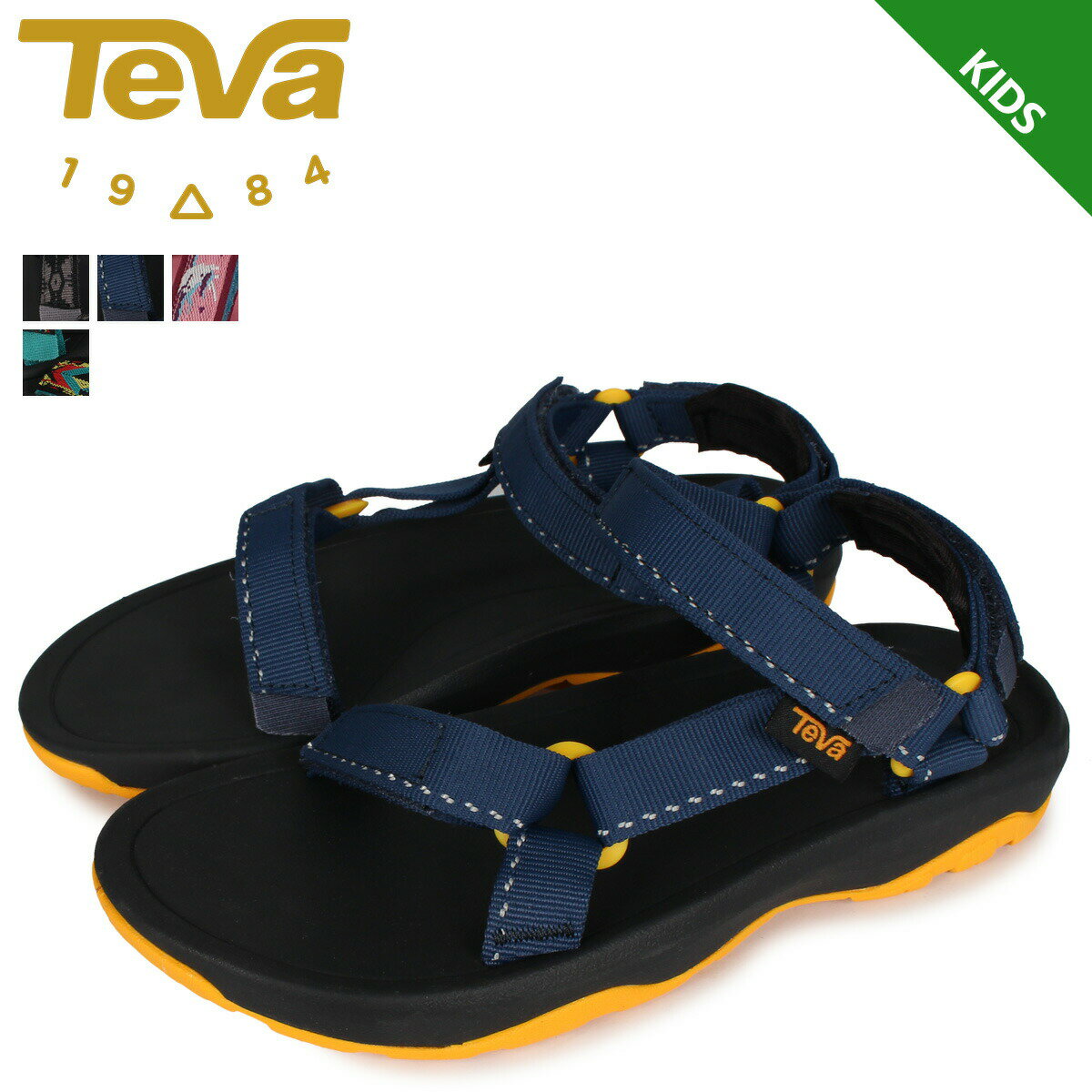 Teva HURRICANE XLT 2 テバ サンダル スポーツサンダル ハリケーン キッズ グレー ネイビー ピンク マルチカラー 1019390C