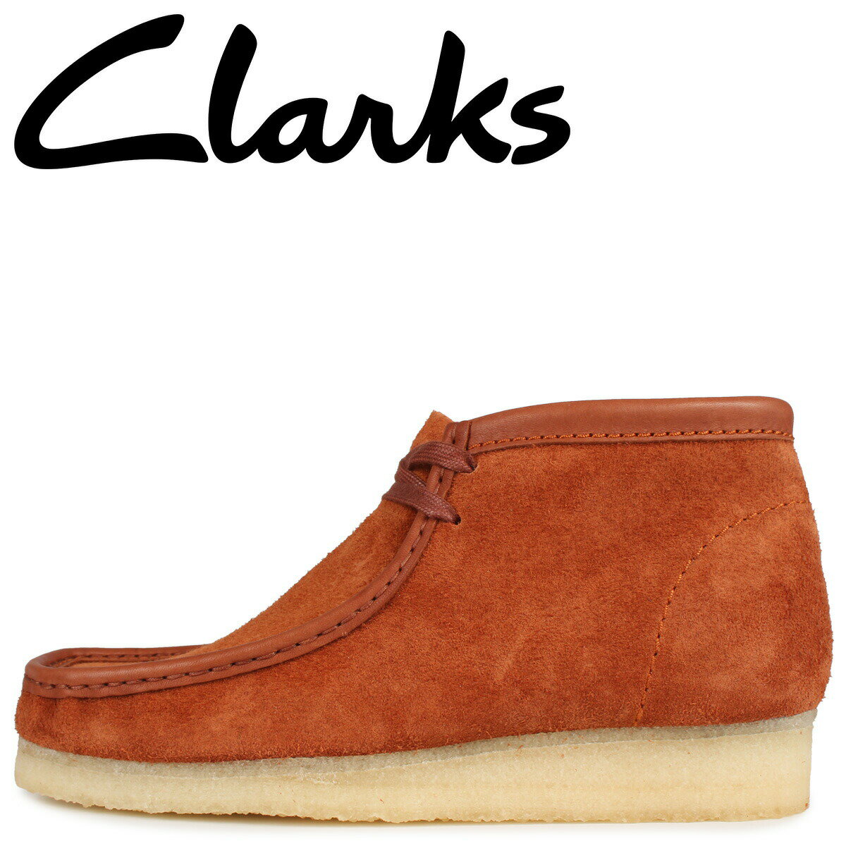 Clarks WALLABEE BOOT クラークス ワラビー ブーツ メンズ ブラウン 26154818