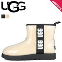 【最大1000円OFFクーポン配布中】 UGG CLASSIC CLEAR MINI アグ ブーツ レインブーツ クラシック クリア ミニ レディース ブラック ベージュ 黒 1113190