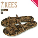 Tkees STUDIO EXOTICS GEMMA ティキーズ サンダル ビーチサンダル ジェマ エキゾチック レディース パイソン ヘビ柄 レオパード ヒョ...