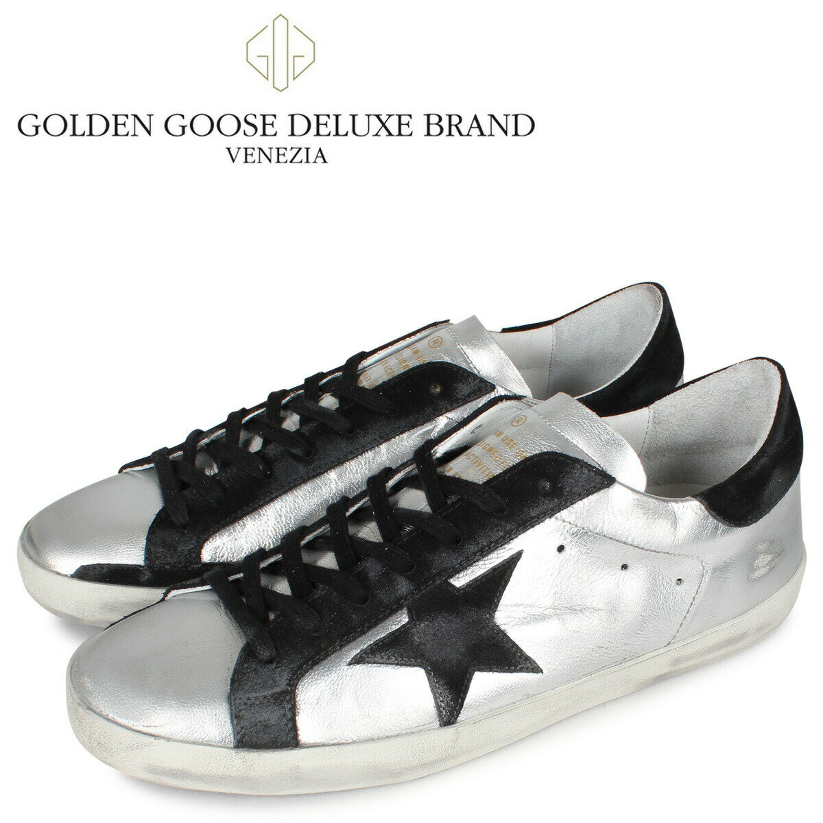 Golden Goose SUPERSTAR SNEAKER ゴールデングース スーパースター スニーカー メンズ シルバー GMF00101.F000312