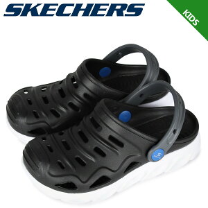 【最大1000円OFFクーポン配布中】 SKECHERS HYPNO SPLASH RAZDER スケッチャーズ スライドサンダル クロッグサンダル キッズ ブラック 黒 402000L