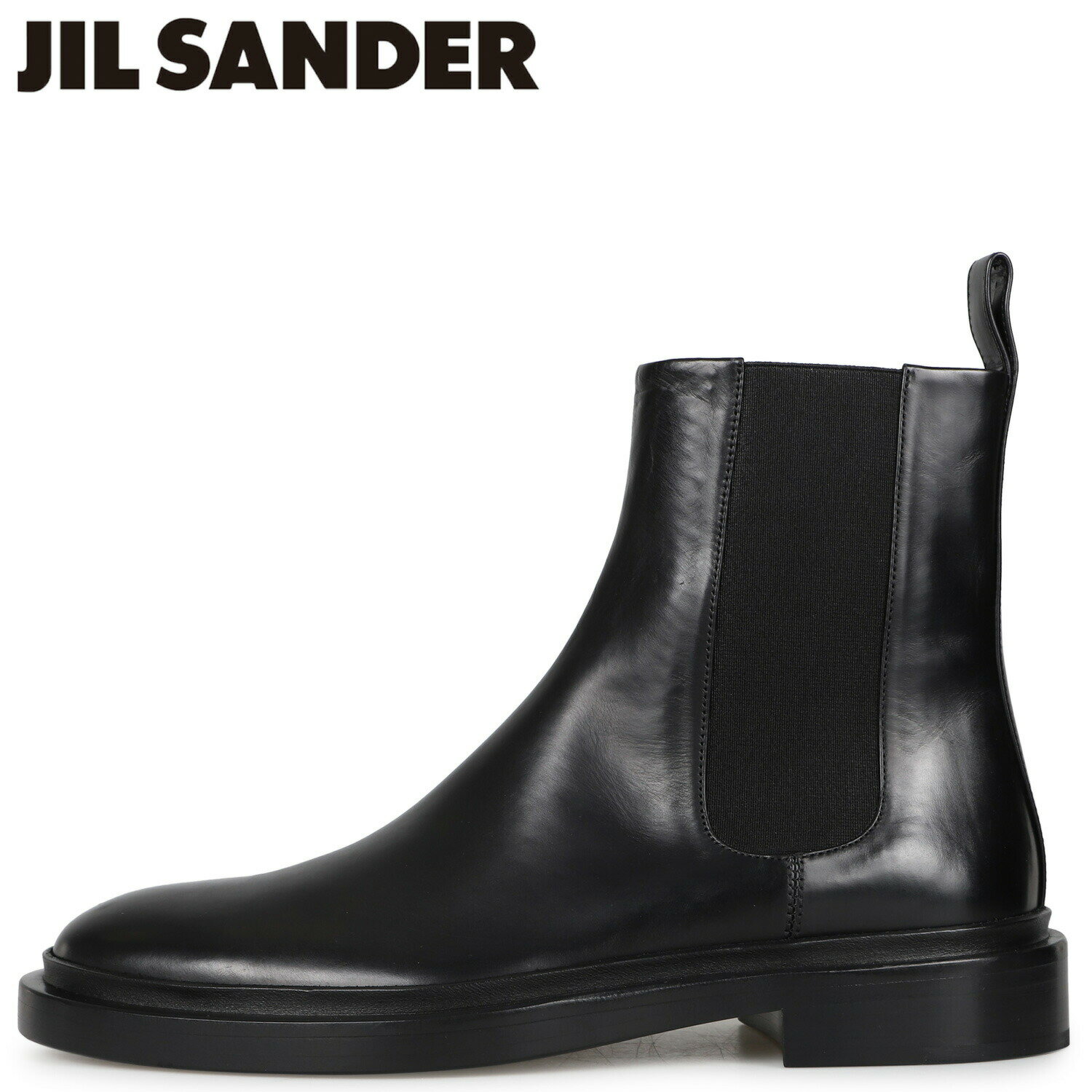 ں1000OFFݥ JIL SANDER ANKLE BOOT 륵 󥯥 ֡  ɥ ֥å  JI36503A 14020