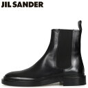 ジルサンダー 【最大1000円OFFクーポン配布中】 JIL SANDER ANKLE BOOT ジルサンダー アンクル ブーツ メンズ サイドゴア ブラック 黒 JI36503A 14020