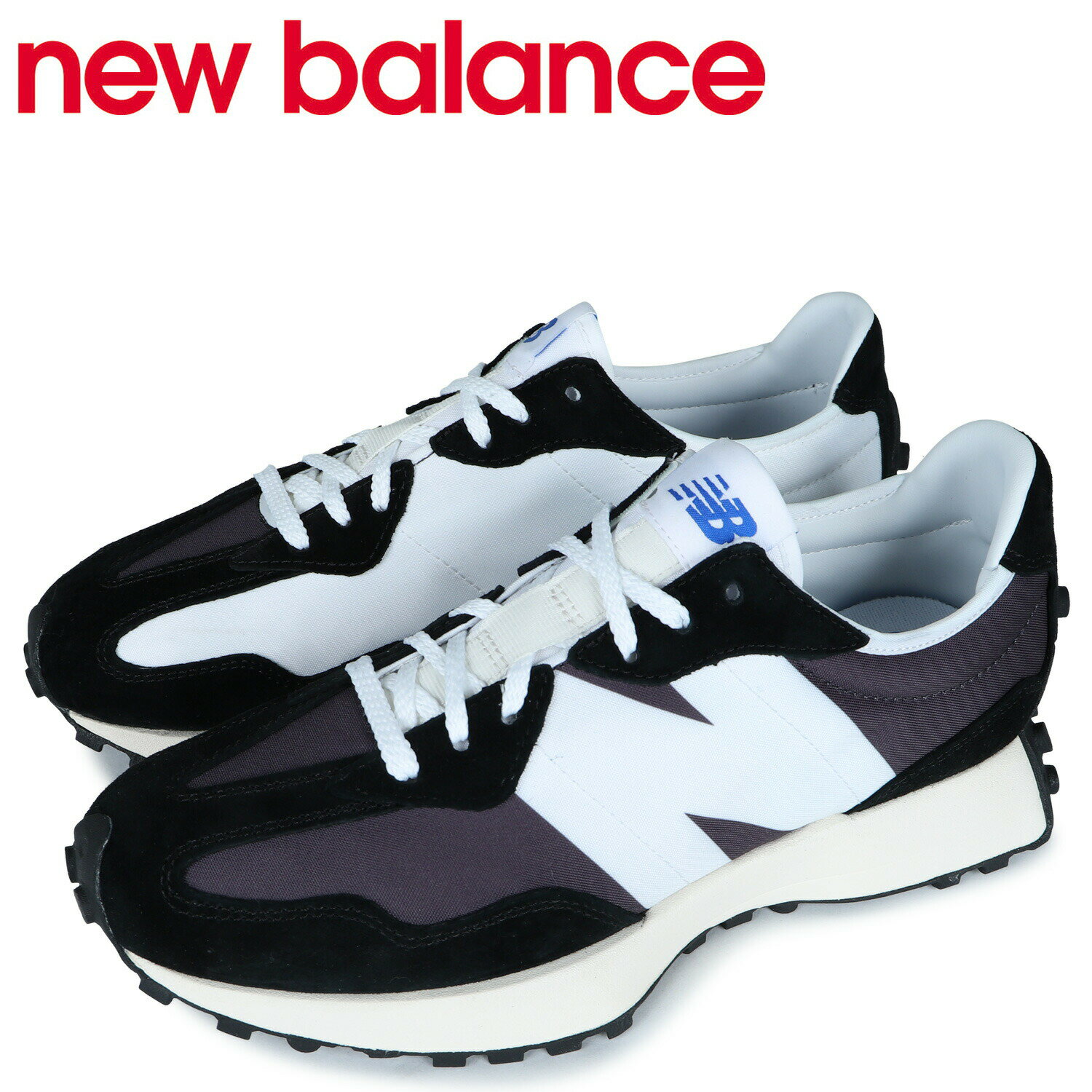 【最大1000円OFFクーポン配布中】 new balance ニューバランス 327S スニーカー メンズ Dワイズ ブラック 黒 MS327LB1