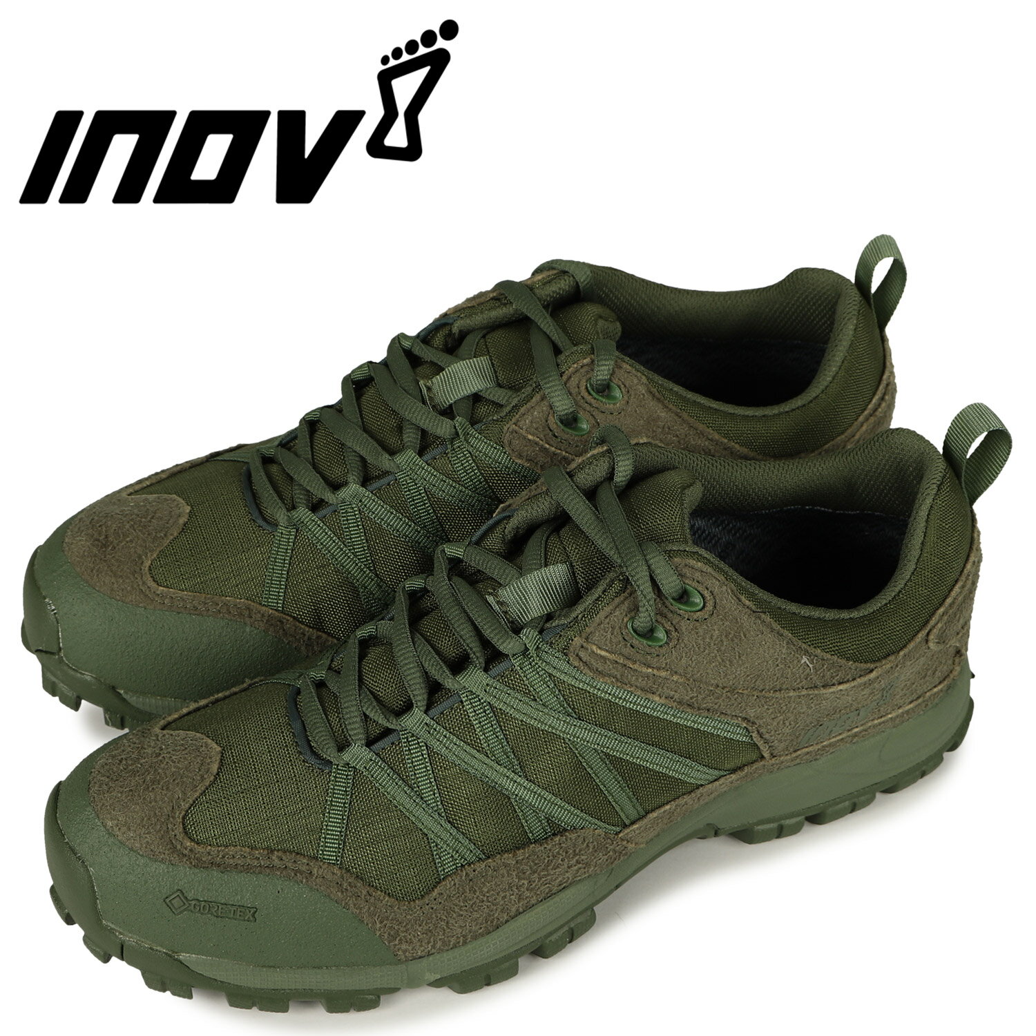 inov-8 イノヴェイト フライロック トレイルシューズ メンズ FLYROC 345 GT C U V2 グリーン NO1SGG19GN